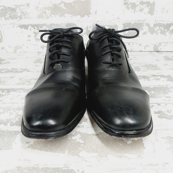 Florsheim Jetson Cap Toe Black Oxfords & Lace Ups Cap Toe Oxford Shoes D930 - Picture 4 of 11
